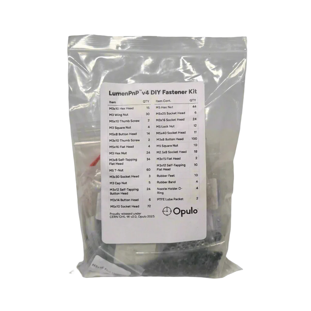 LumenPnP v4 DIY Fastener Kit